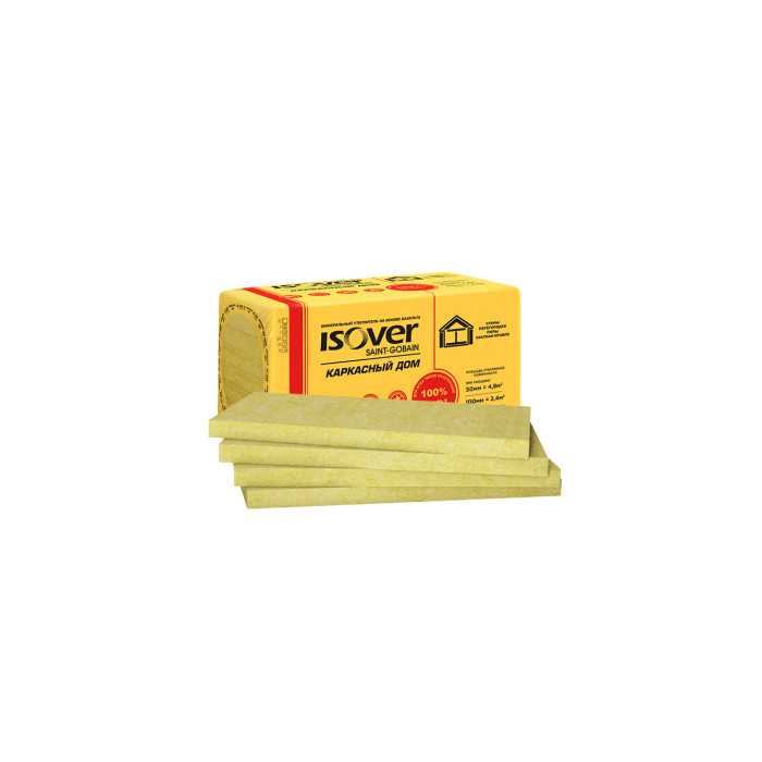 Утеплитель Isover Каркасный дом 50х600х1000